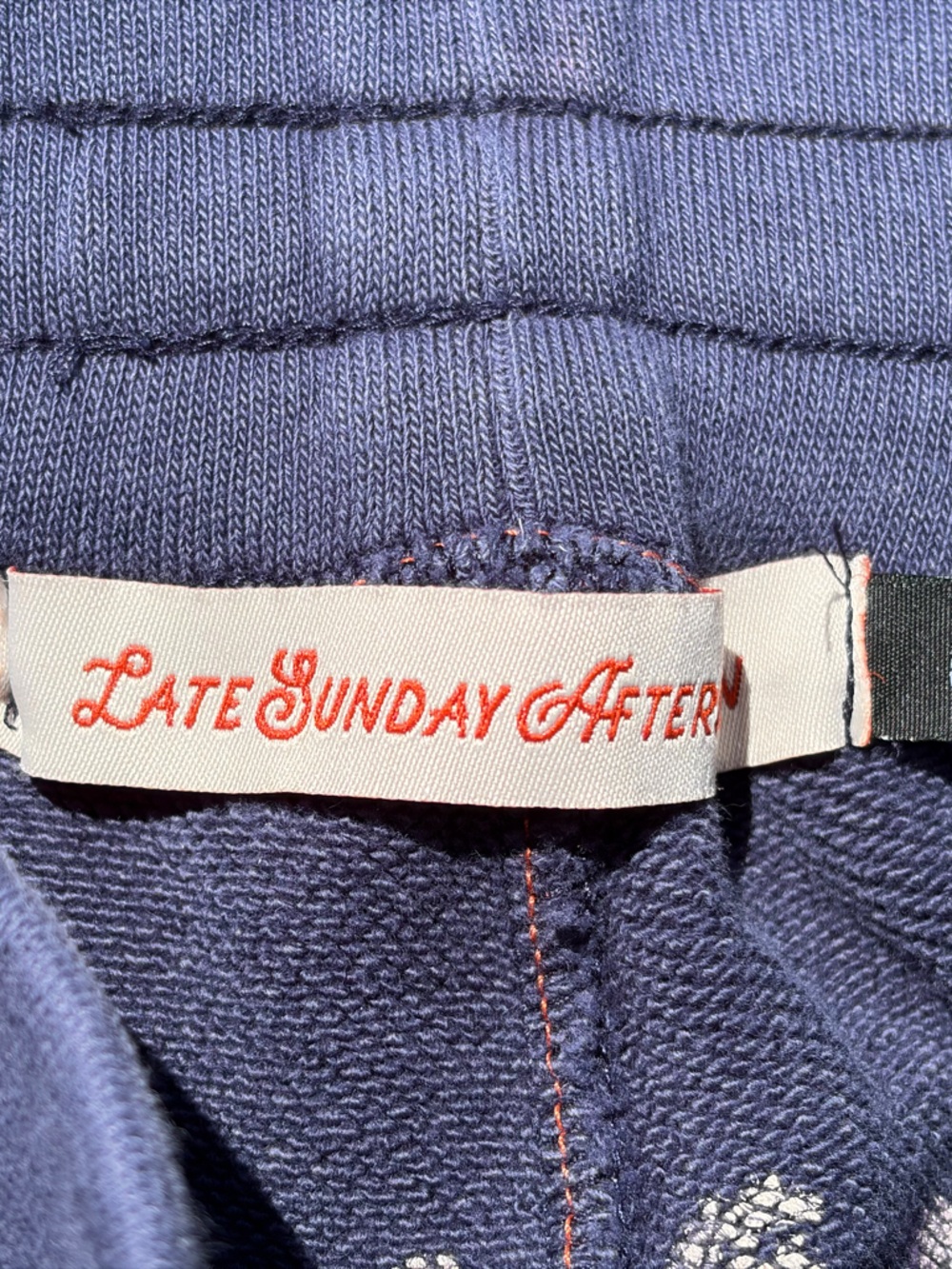 Women's Late Sunday Afternoon Joggers Blue S Active Casual Street USA LA City - Picture 3 of 16